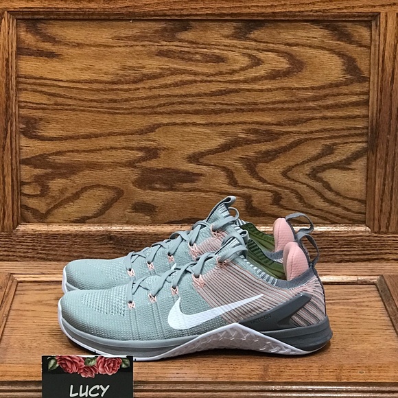 Nike Metcon DSX Flyknit 2 Matte Silver White Pink - Picture 2 of 9